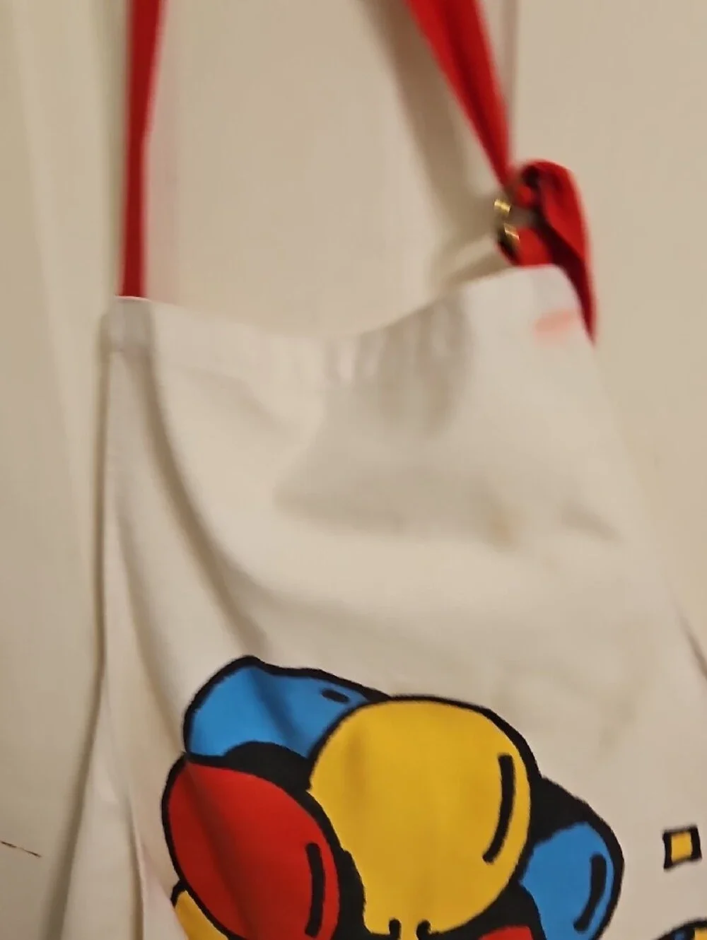 Vintage 1984 Bialosky Party Bear Apron & Pot Holder Set
